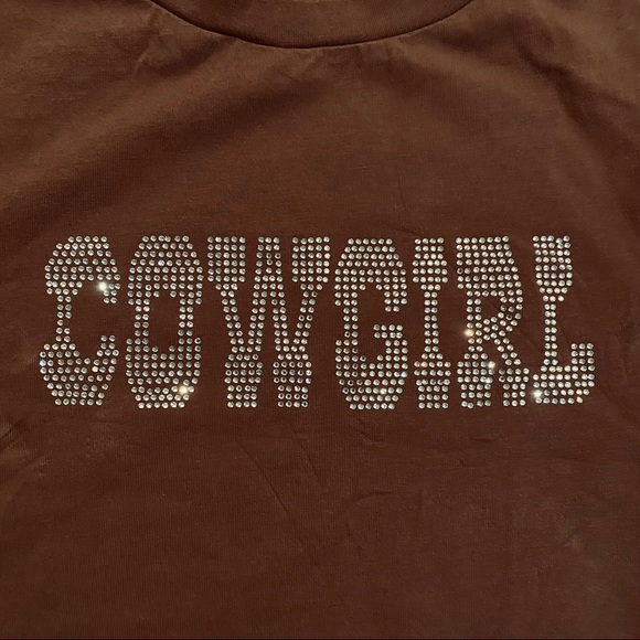 Rhinestone Cowgirl CropTop - Picture 2 of 2
